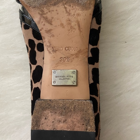 Michael Kors Collection Calf Hair Leopard Flats - Picture 11 of 12